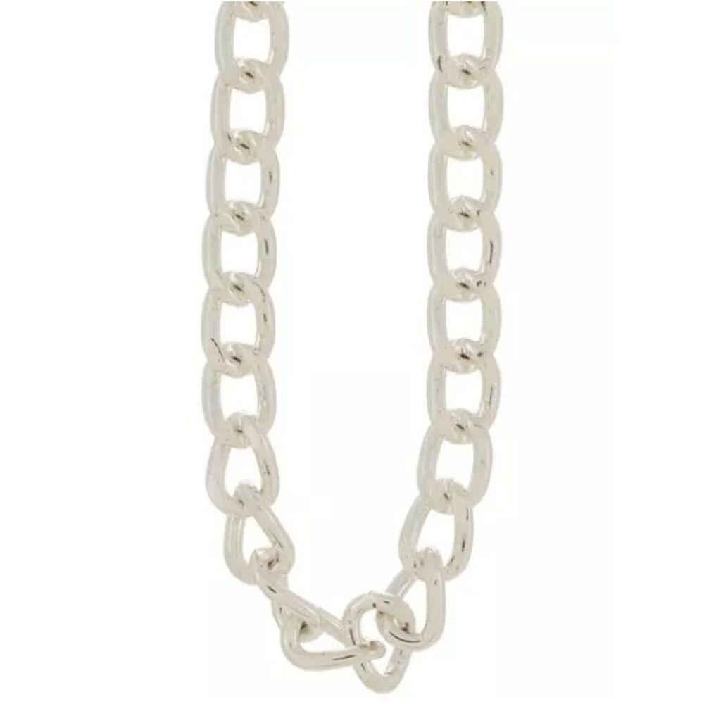 New Metal Gallery Curb Chain Necklace - 16